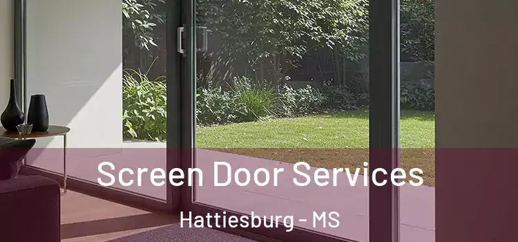Screen Door Services Hattiesburg - MS